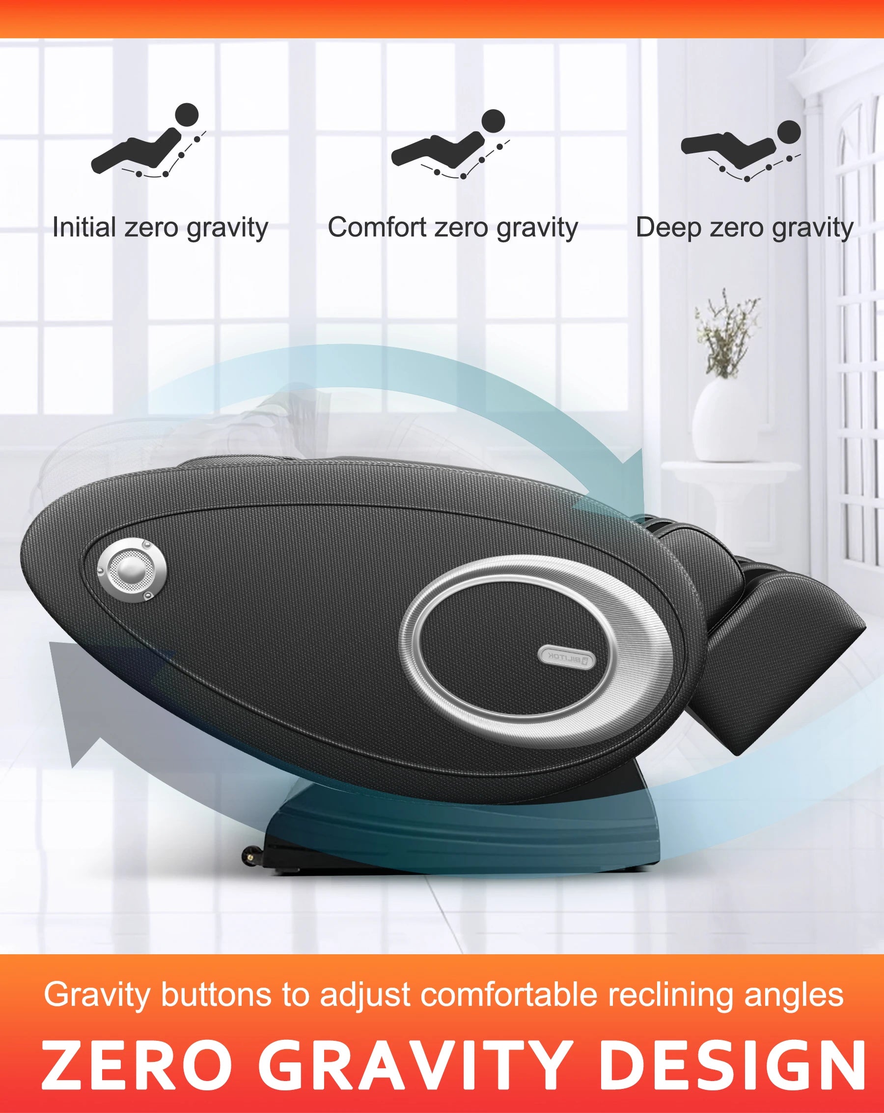 Full Body Massage Chair with Bluetooth